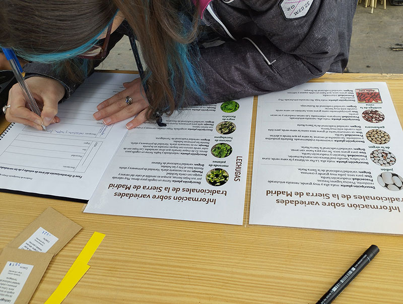 Cartel del II Encuentro Estatal de Huertos de Centros Educativos
