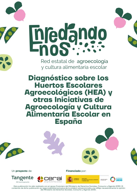 Enredándonos publica el primer diagnóstico estatal sobre agroecología escolar y cultura alimentaria en España