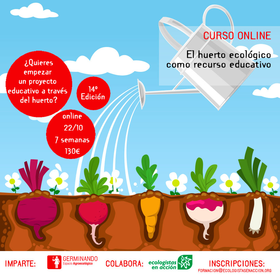 14ª Edición del curso «El huerto ecológico como recurso educativo»